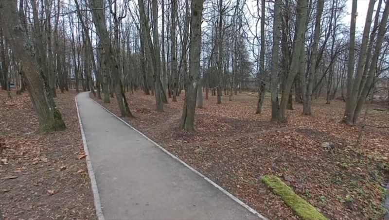 Михаил Ведерников осмотрел поселковый парк и среднюю школу в Локне