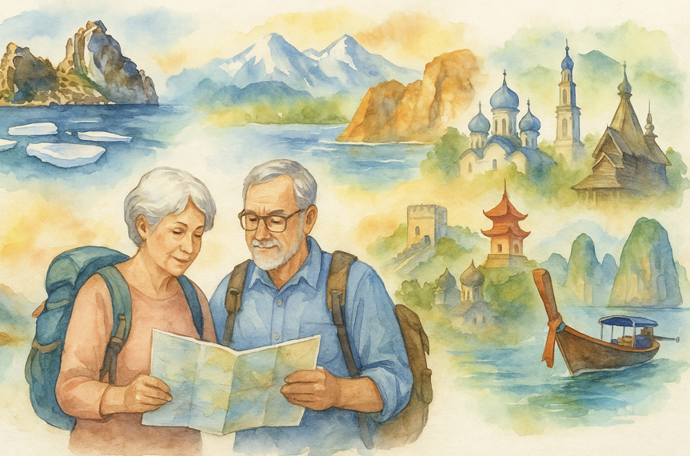 Куда россияне мечтают поехать на пенсии: лидируют Байкал, Крым и Алтай