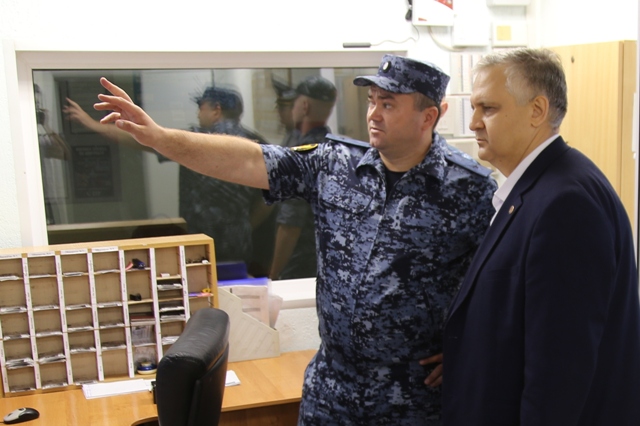 Начальник Управления Минюста России по Омской области Павел Данченко посетил исправительный центр № 1