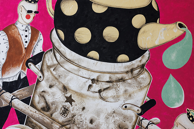 «Здесь изображены именно татарские купцы, и я хотел показать, какие они крутые, немного на понтах»