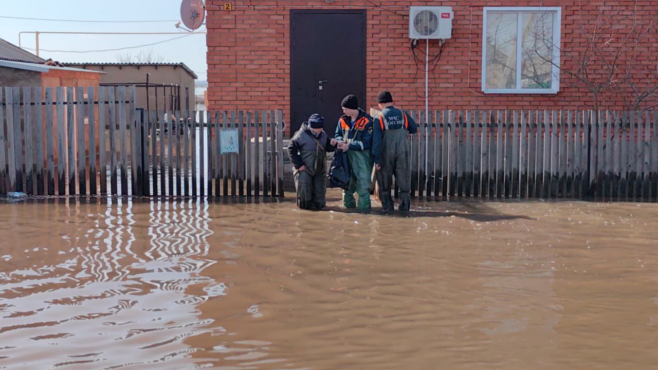 Оренбург паводок сегодня 9 января