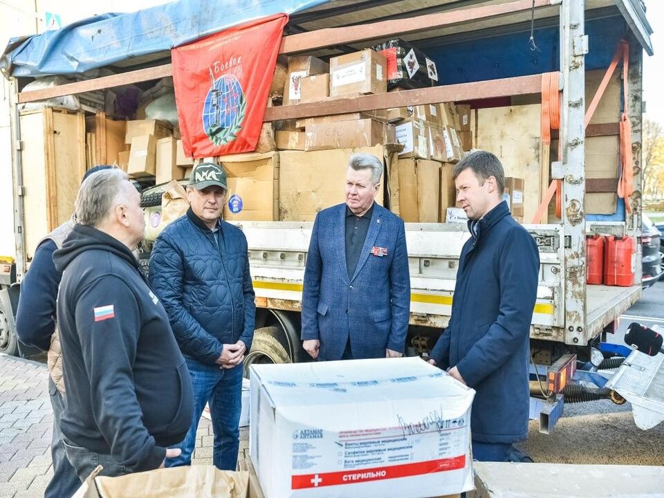 Гуманитарный груз весом пять тонн собрали балашихинцы для бойцов СВО