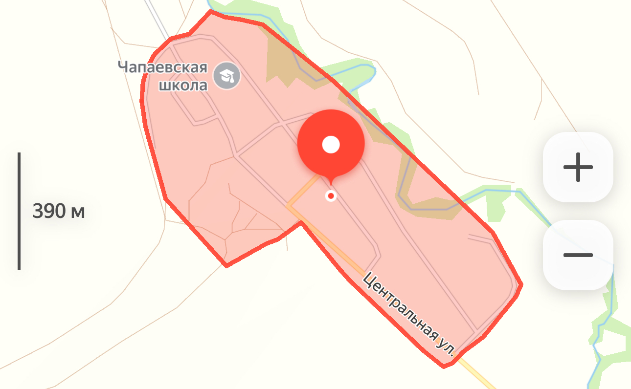 Село Чапаевское на Яндекс.Карты