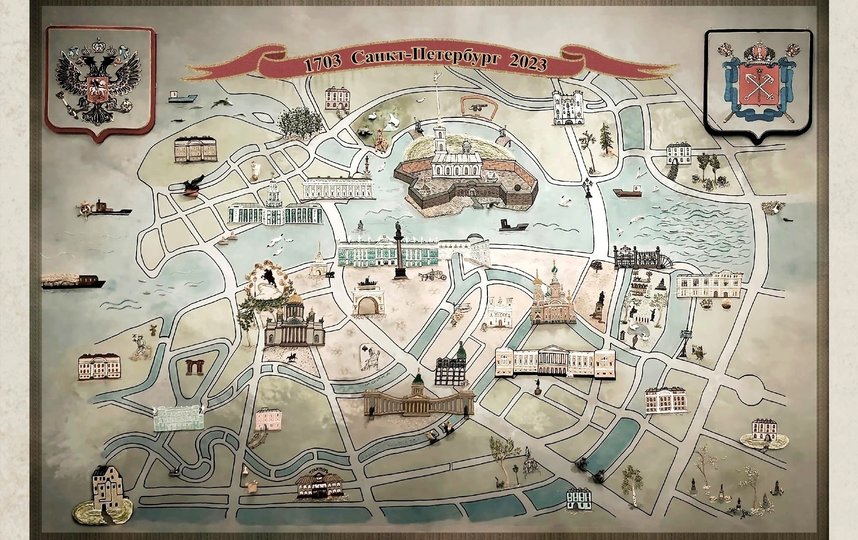 На карте Петербурга можно найти пышечную, трактир и кладбище. Фото Все фото из архива фонда возрождения Санкт-Петербурга.