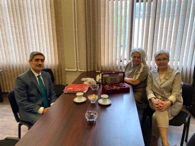 Азербайджан Встреча с проректором по международной деятельности