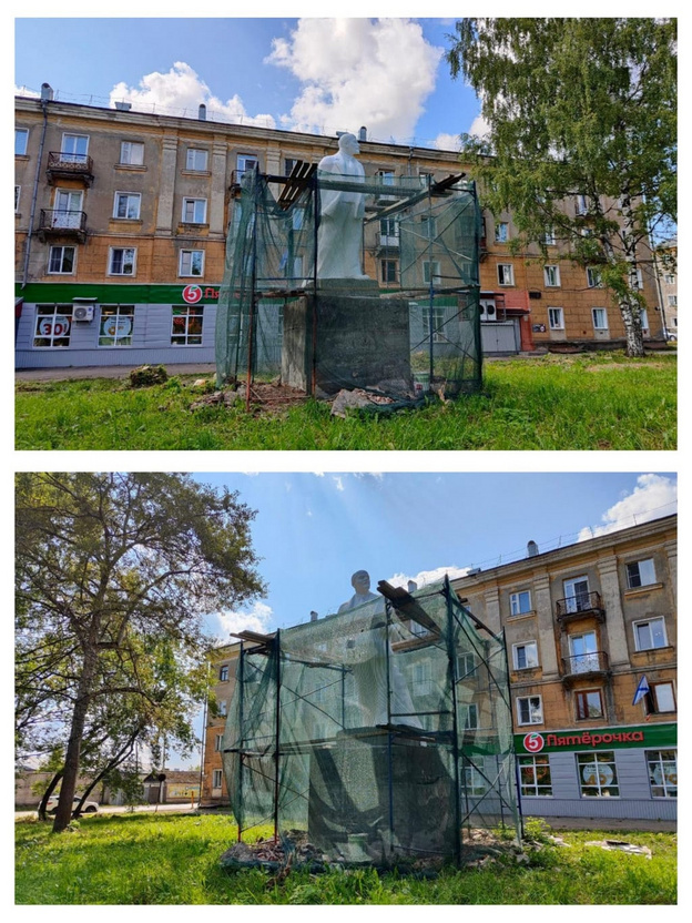 В Слободском ремонтируют Ленина