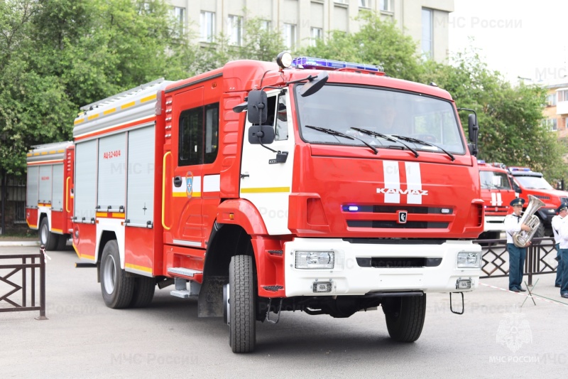Новый пожарный КАМАЗ к5