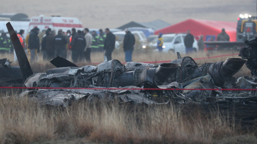 В Грузии разбился турецкий военный самолет — подробности