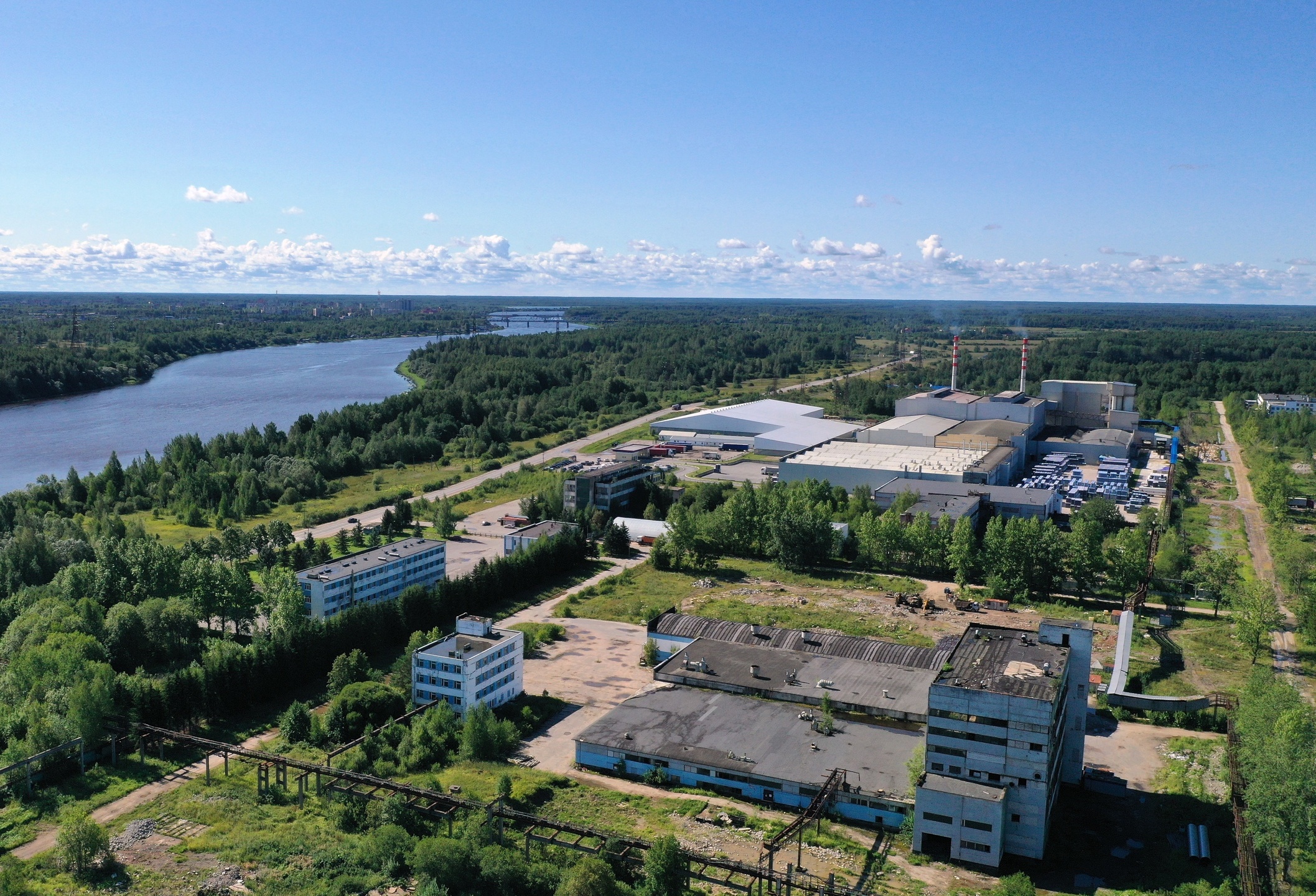 Индустриальный парк «Левобережный» в Киришском районе Ленобласти