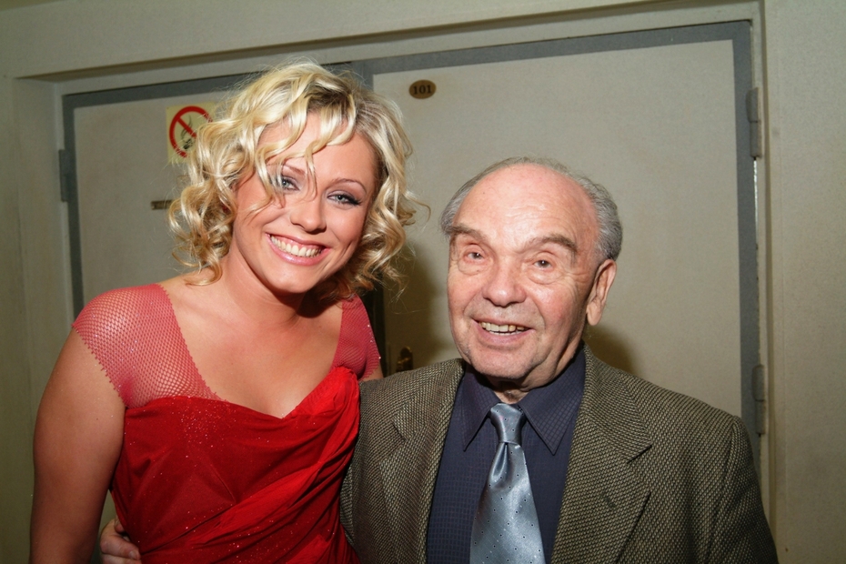 Юлия Началова и Владимир Шаинский