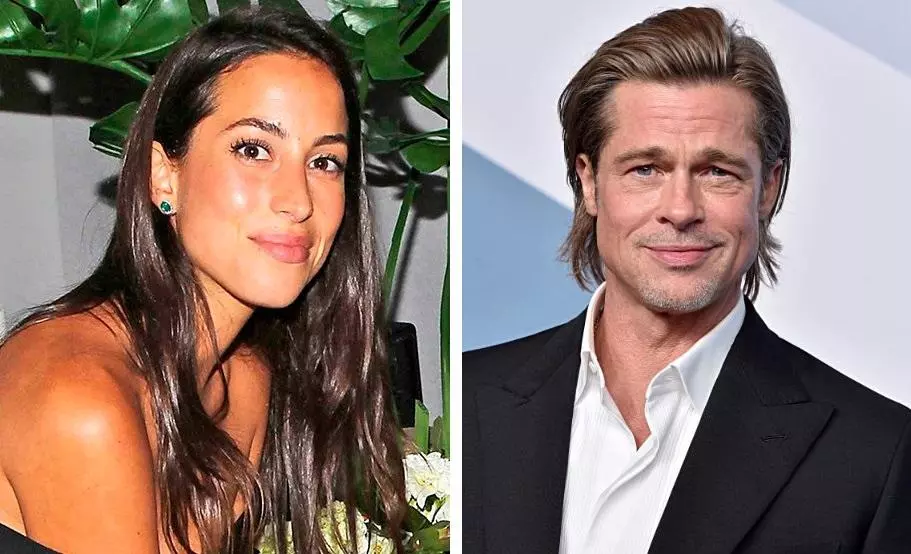 Брэд питт сейчас. Брэд питт и инес де рамос. Питт инес. Питт 2023 и инес. Ines de ramon and brad pitt.