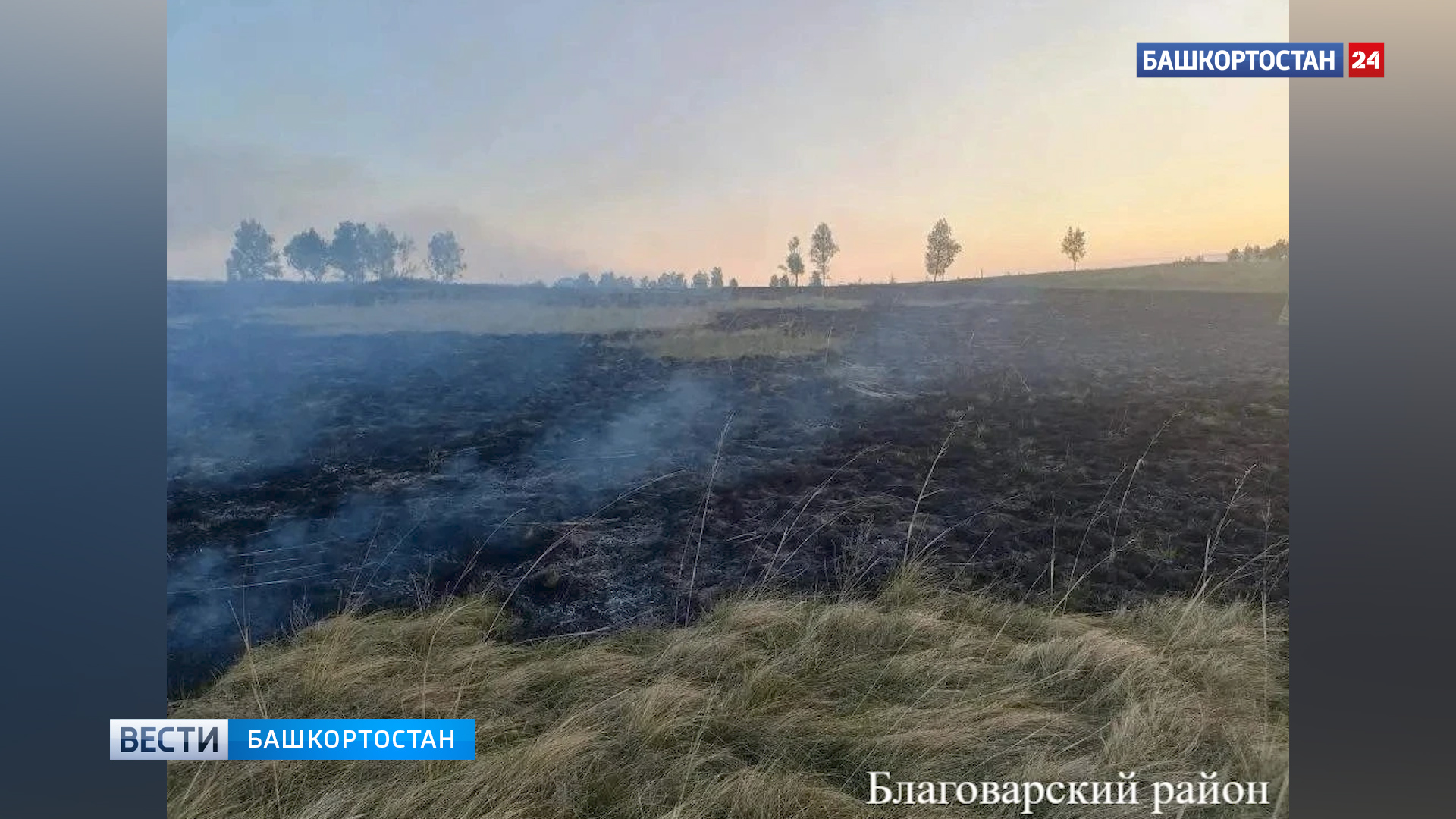 Четыре ландшафтных пожара ликвидированы в Башкортостане за сутки