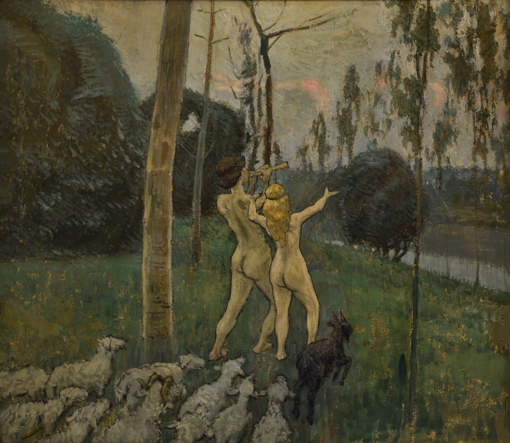 Виктор Борисов-Мусатов. Дафнис и Хлоя. 1901. 