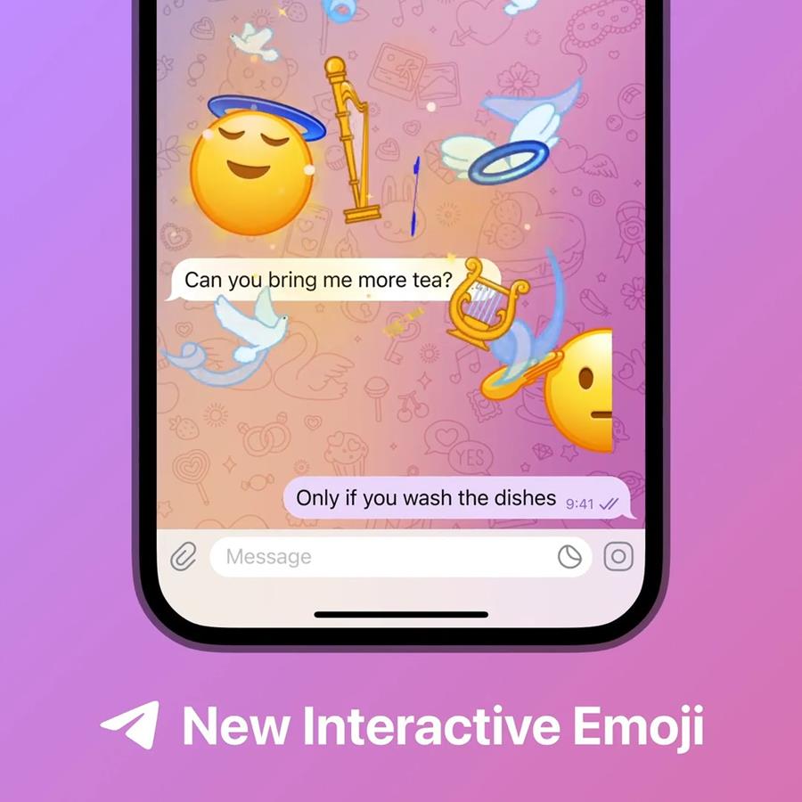 Интерактивные смайлики в телеграмм фото 4