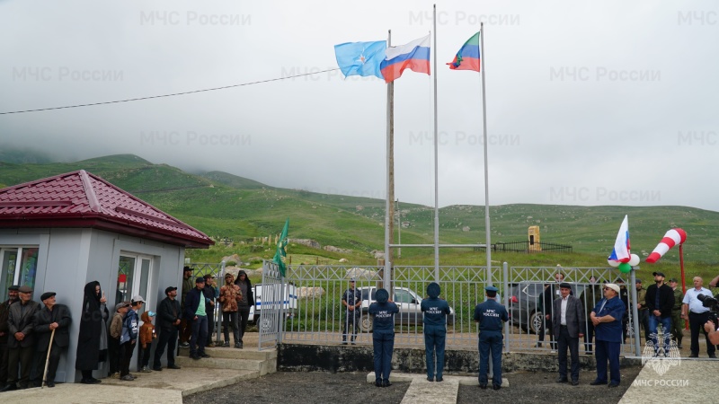 В самом высокогорном селе Европы открыли новую пожарно-спасательную часть