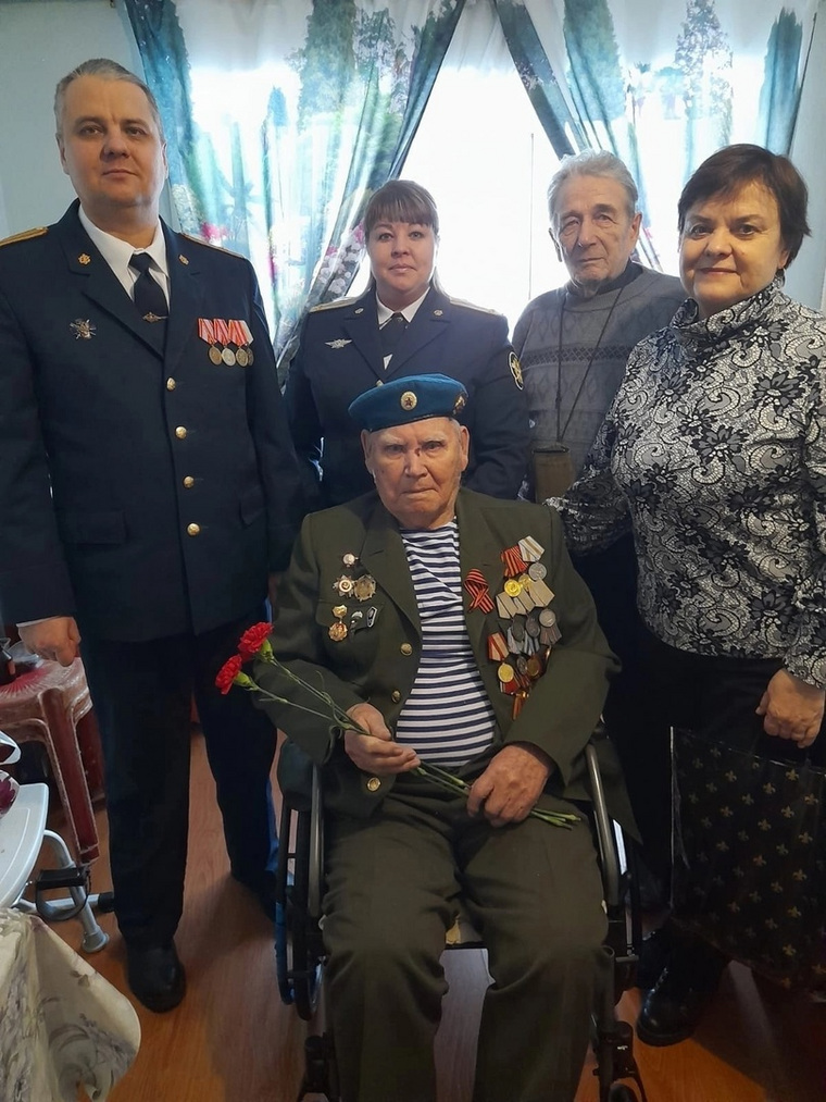 В голосовании на президентских выборах принял участие ветеран ВОВ Семен Благинин