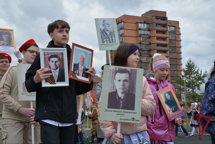 Сотрудники СОБР стали почётными гостями на общешкольном мероприятии посвященном Дню Победы
