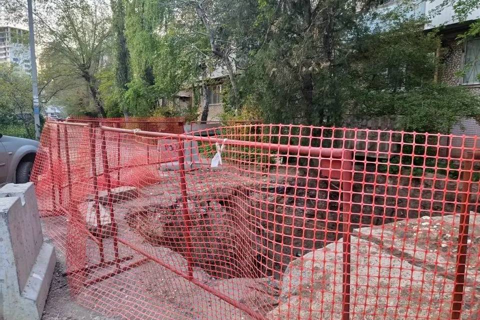 В Волгограде увеличилось число разрытий на дорогах и во дворах