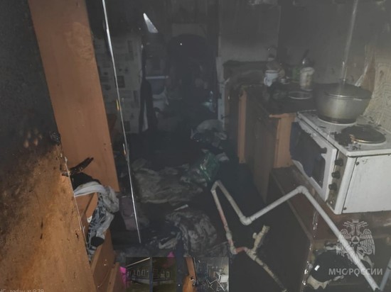 Под Саратовом из-за перегрева газовой плиты загорелся жилой дом