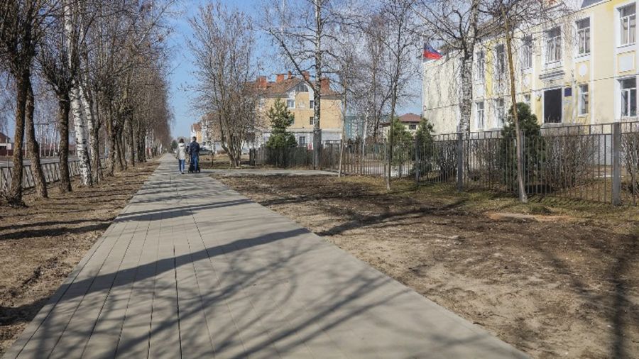В Рыбинске отремонтируют 3,5 километра тротуаров