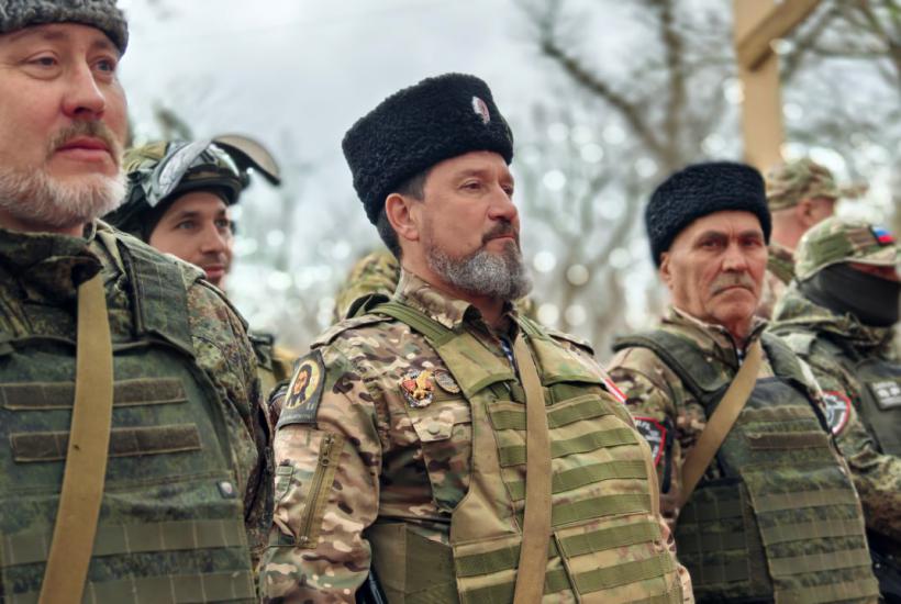 Добровольцы казачьего батальона 