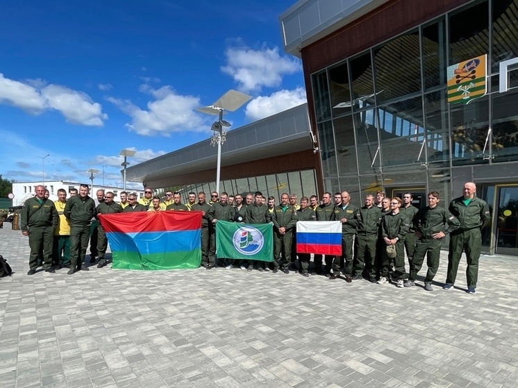 Десантники-пожарные из Карелии вылетели тушить пламя в лесах Забайкалья