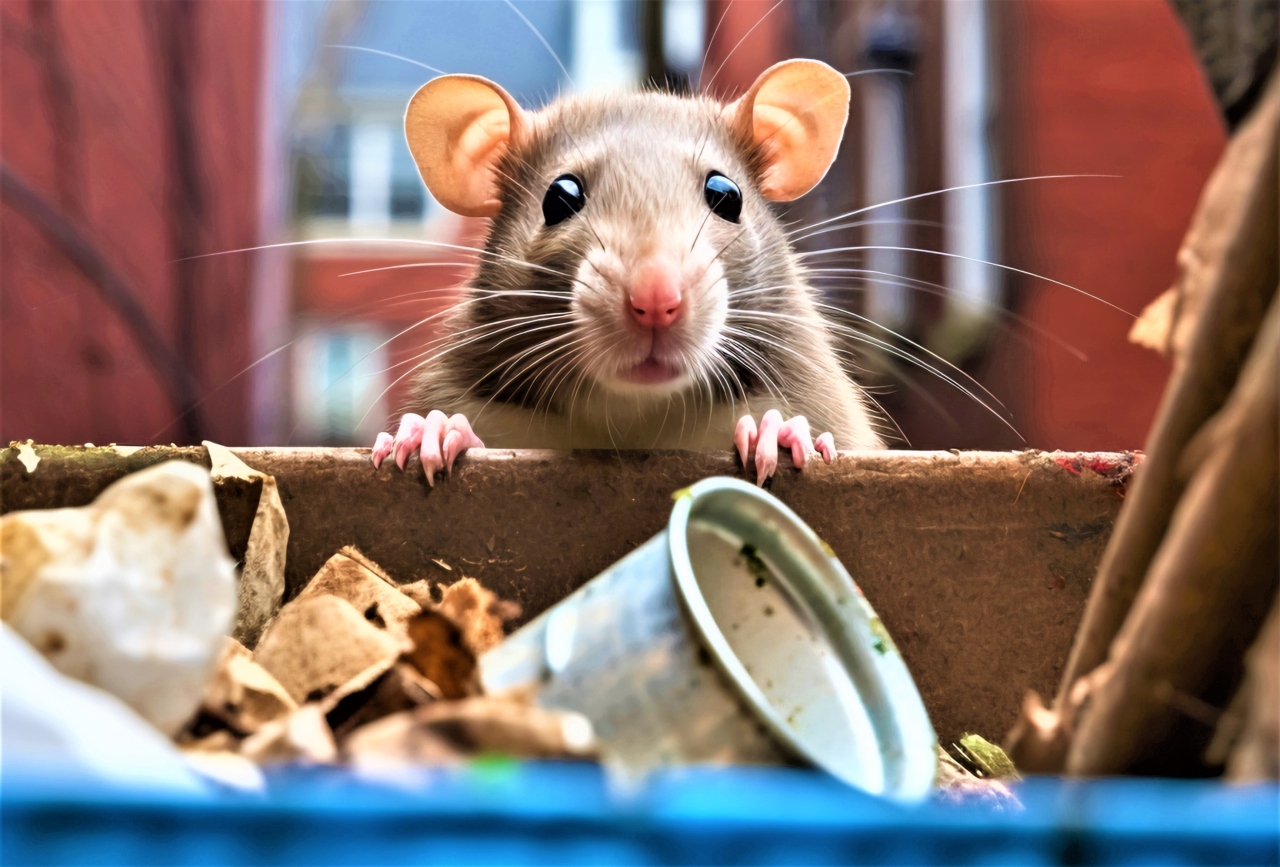 В Ханты-Мансийске во дворе многоквартироного дома завелись крысы