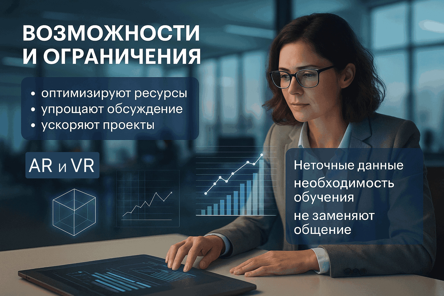 Будущее офисов: как AR и ИИ создают виртуальные рабочие пространства