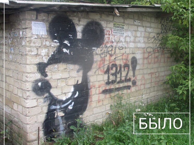 В Калуге наказали владельца разрисованного гаража