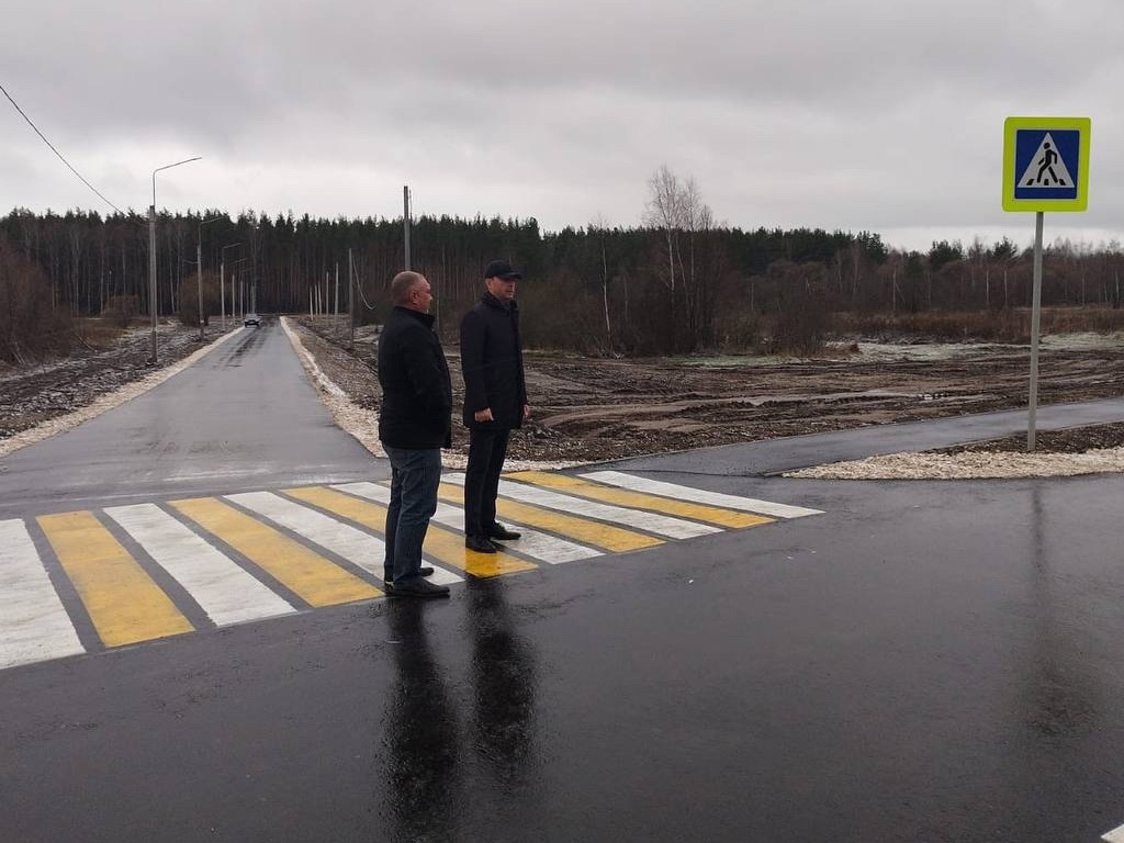 К участкам многодетных семей в поселке Муромцево построили дороги