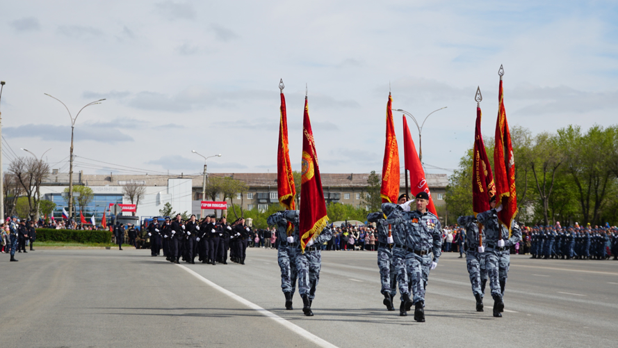 Росгвардейцы приняли участие в торжественных мероприятиях по случаю Дня Победы на Южном Урале