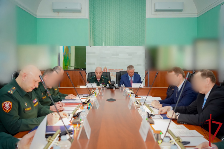 Начальник Управления Росгвардии по Псковской области принял участие в заседании оперативного штаба Северо-Западного округа Росгвардии