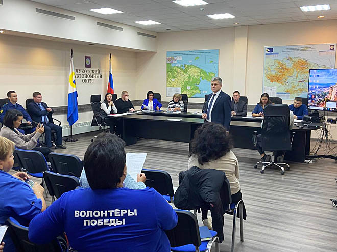 На встрече с жителями речь вновь пошла о переносе штормовых дней и общих правилах рыбалки. ФОТО:T.ME/DEPSHP_CHUKOTKA