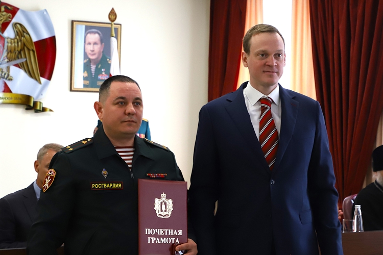 В Рязани прошло торжественное мероприятие по случаю юбилея образования войск правопорядка