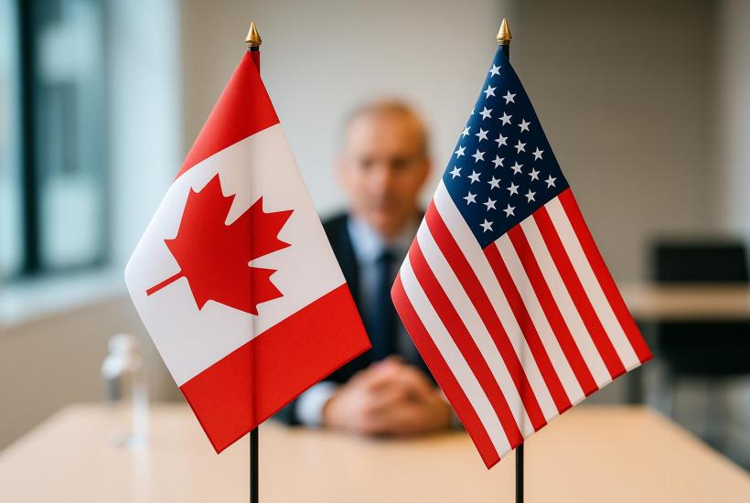 Стол переговоров Канада США