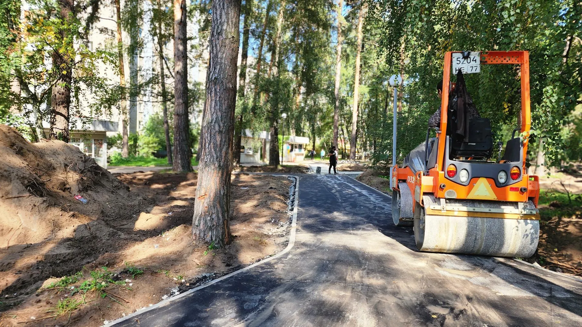 Новые пешеходные дорожки на улице Гагарина сделают для комфорта жителей Протвино