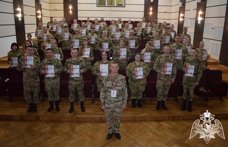 Батальон охраны и обеспечения Приволжского округа Росгвардии присоединился к «Диктанту Победы»