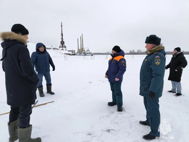 Открылась ледовая переправа в Бирском районе на реке Белой