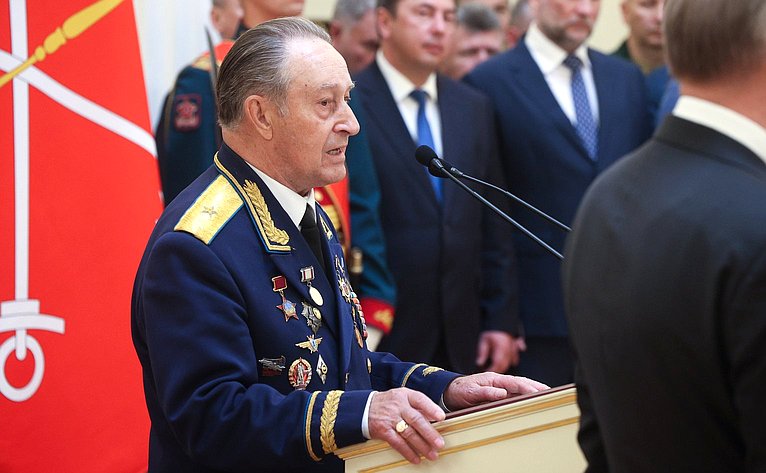 Церемония вручения знаков отличия «Почетный гражданин Санкт-Петербурга» в Мариинском дворце