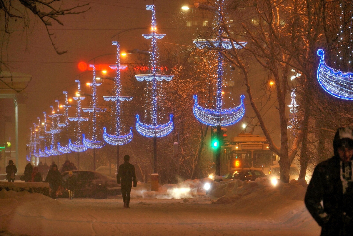 Мурманск зимой фото