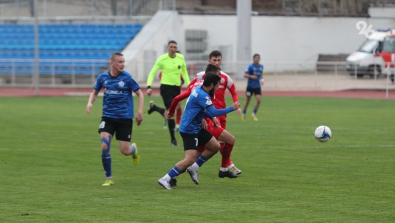 В просмотре ставропольского ФК «Динамо» поучаствовали 24 молодых футболиста