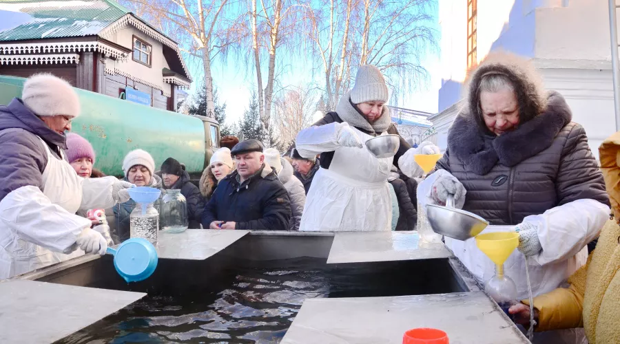 Крестный ход 2024 год. Крещение. 