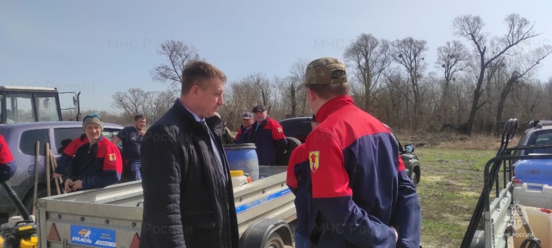 В Борисовском районе прошёл смотр готовности территориальной подсистемы РСЧС к пожароопасному периоду