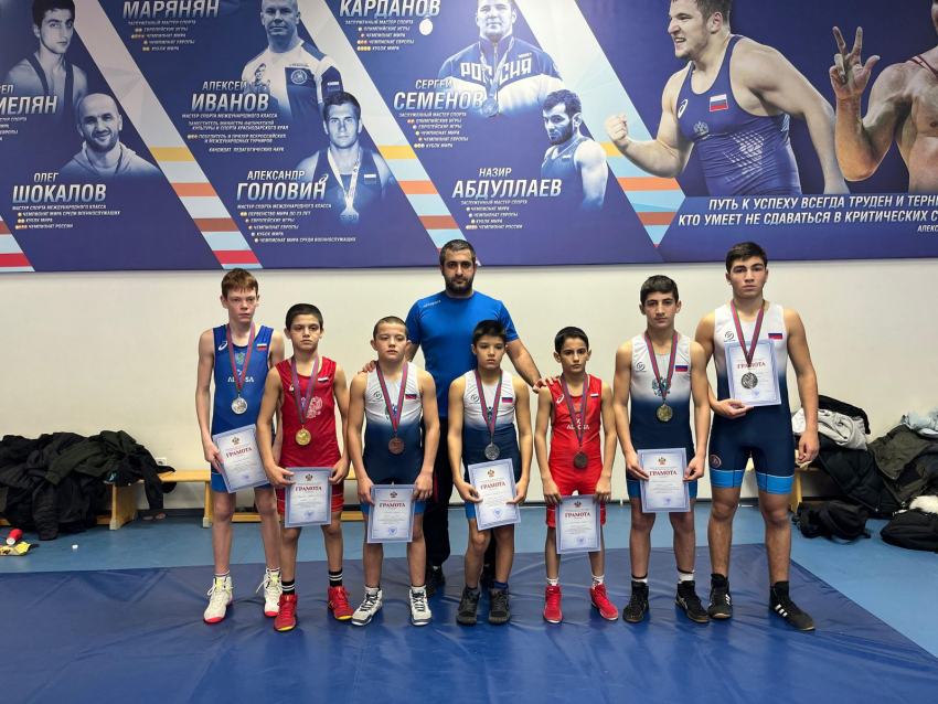 Юные новороссийцы завоевали сразу семь медалей в Краснодаре 