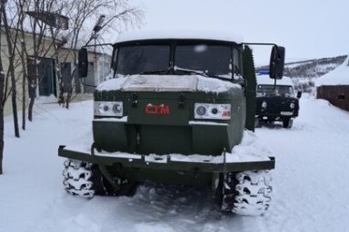 Новый снегоболотоход приобрели для Пенжинской районной больницы на Камчатке 1
