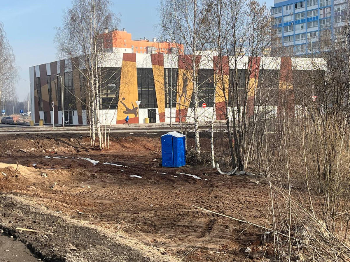 Спорткомплекс в Озерках.