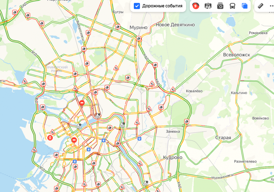 Санкт петербург дождь карта