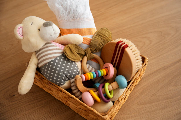 Postpartum basket still life