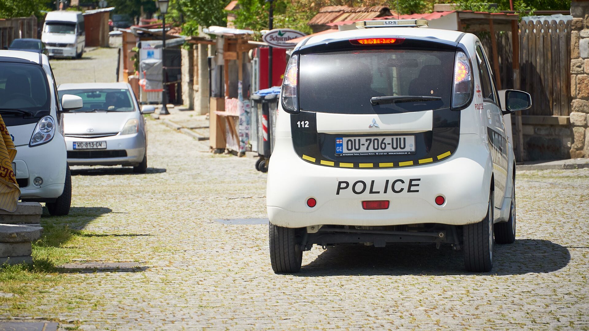 Опустевший Мцхета. Патрульная полиция объезжает улицы города - Sputnik Грузия, 1920, 25.01.2026