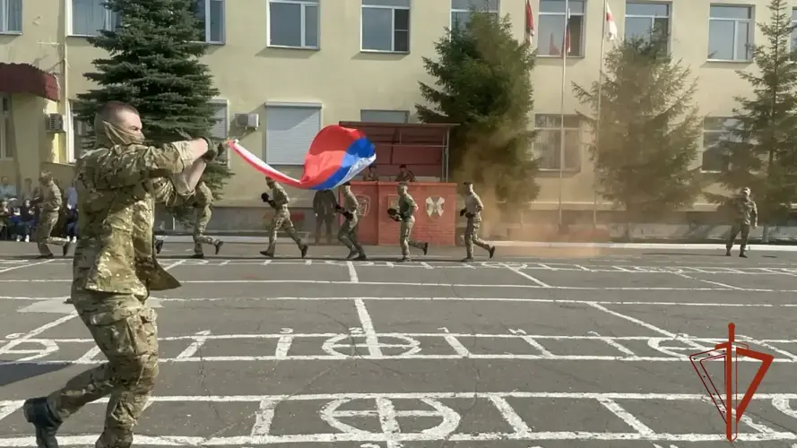 В Омске состоялось торжественное мероприятие,посвященное 84 годовщине со Дня образования воинской части Росгвардии